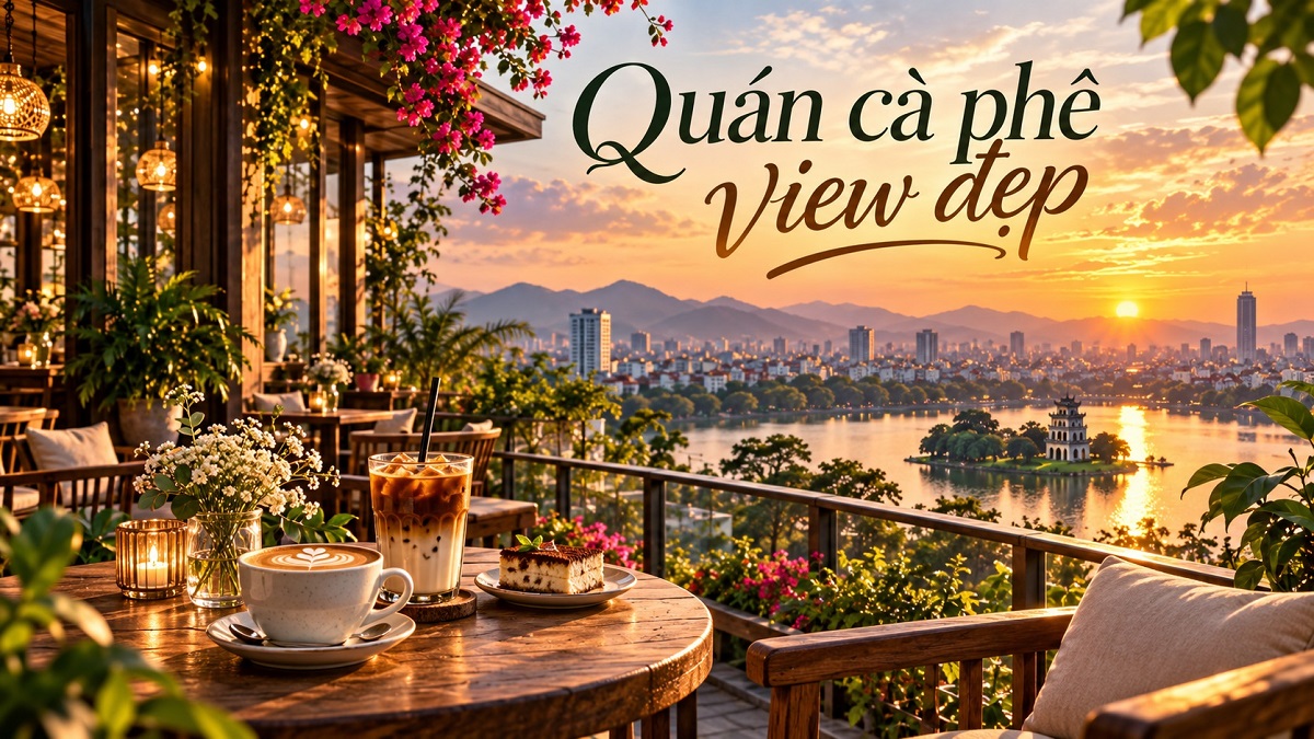 Khám phá các kiểu quán cà phê view đẹp